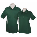 Men's or Ladies' Polo Shirt w/ Contrasting Color Blocking - 25 Day Custom Overseas Express